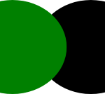 Vert/Liseré Noir